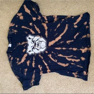 Butler University tie dye/acid washed t-shirt